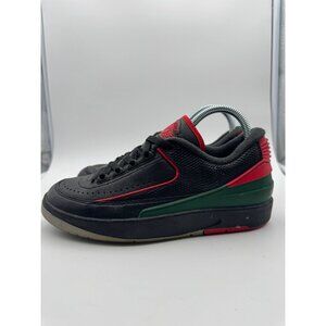 Nike Air Jordan Low Black Red Green Youth 5.5Y FJ6869-006